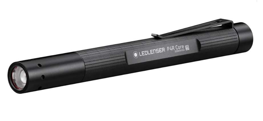 Led Lenser lykt P4R Core, 200 Lumen oppladbar, 90m.