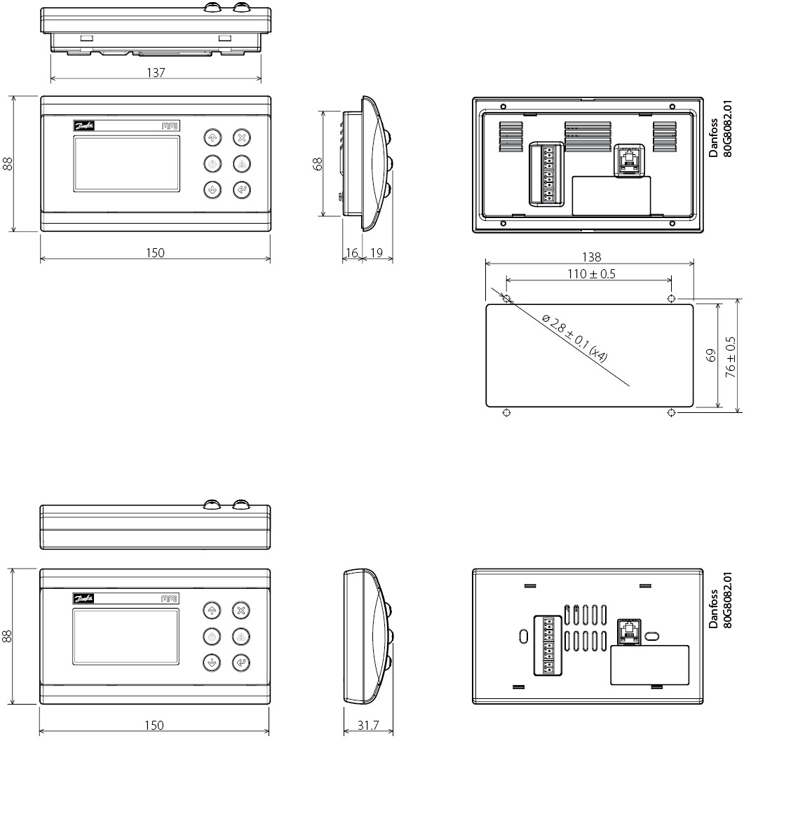 Control panel, MMIGRS2.