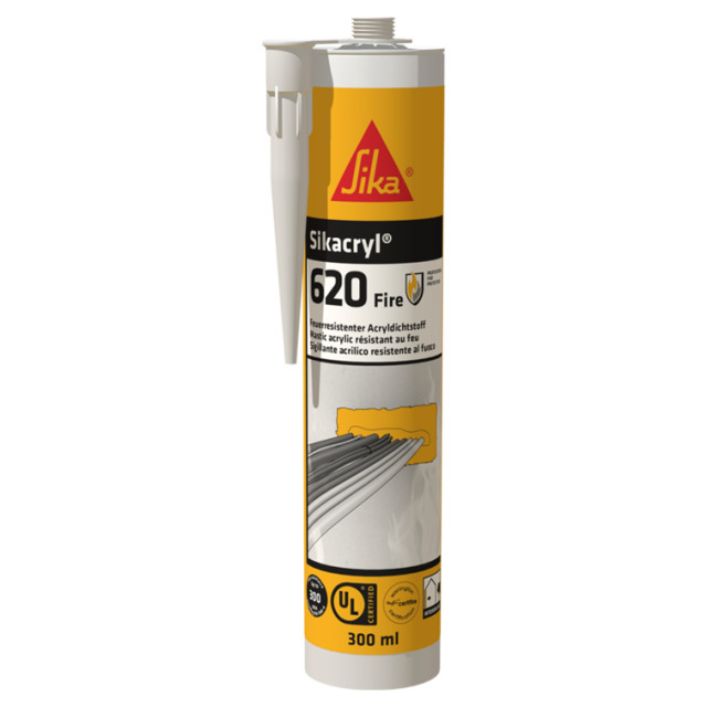 Sikacryl-620 Fire Brannhemmende akryl hvit